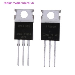 Toplanswatchstore 10 chiếc IRF4905 IRF4905PBF Power MOSFET 74A 55V P-Channel IR TO-22 VN