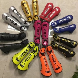 Muay Thai Sanda Fight Leg Guard Children Adult Shin Guard Fighting Leg Guard with Instep Thickened Competition Training Leg Guard CUmg