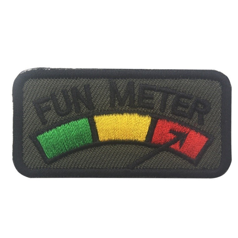 Patch_velcro đồng hồ đo tốc độ dán quần áo_ba lô _tactical