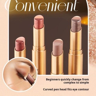 Bút phấn mắt HYCEO, Bút phấn mắt chống thấm nước mờ, Bút Highlighter ba màu lâu trôi Trang điểm nhanh