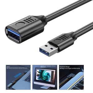 Cáp nối dài USB WU USB 3 0 Nam sang Nữ 5Gbps Tốc độ 90 độ Cáp mở rộng chuyển đồng bộ dữ liệu USB cho chuột