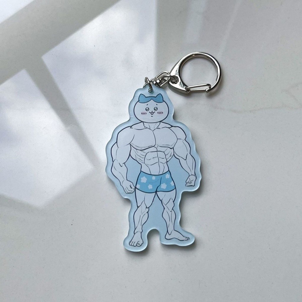 Chiikawa Móc Chìa Khóa Bằng acrylic Hình anime Dễ Thương