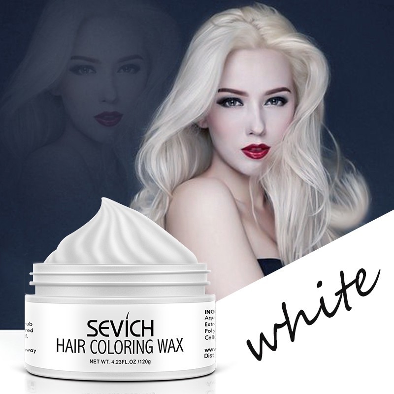 Sevich Sáp màu tóc tạm thời Thuốc nhuộm tóc có thể giặt được tức thì120g