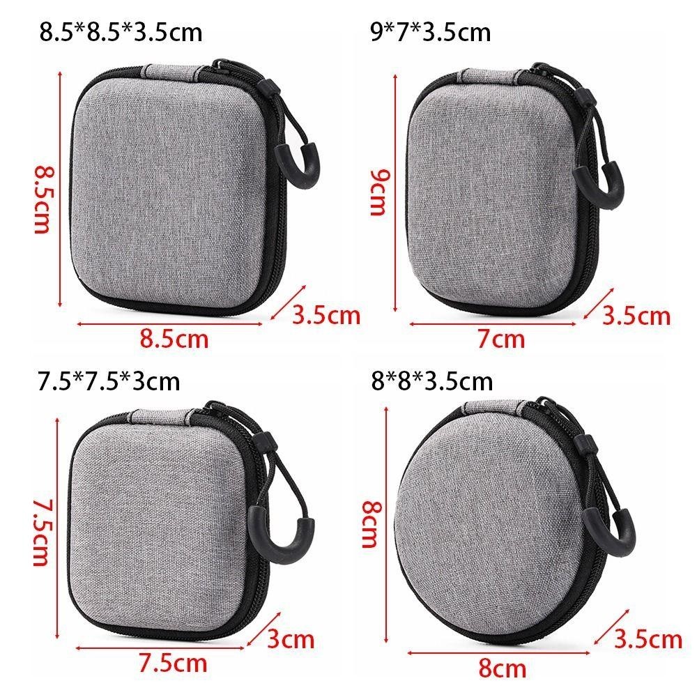 [Vận chuyển nhanh] 1 chiếc Tai nghe dây kéo SIMPLEAID, di động cho túi lưu trữ Airpod EVA, Tai nghe / Điện thoại / Cáp sạc Phụ kiện kỹ thuật số Túi đựng Mini