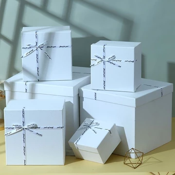 Hộp Quà Lớn Hộp Quà Sinh Nhật Hộp Trống Hộp Quà Tặng Vuông Hộp Đóng Gói Di Động Cao Cấp Kèm Hộp Quà Tặng Màu Trơn