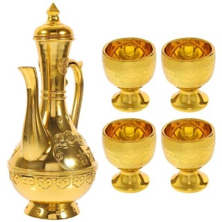 Nồi trà ARTISANU, Cốc trang trí chùa vàng trang trí, Kính rượu cổ điển gia đình