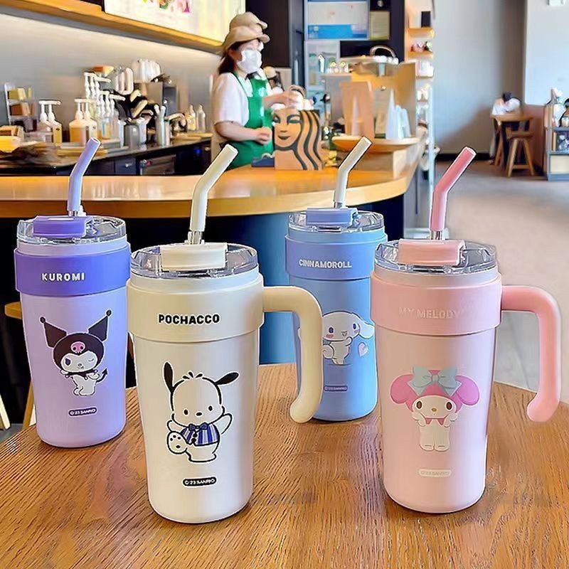 Cốc Giữ Nhiệt CUTE 850ml Có Tay Cầm Cốc Giữ nhiệt Chân Không,Cách Nhiệt ...