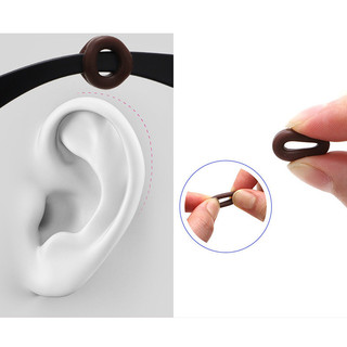 1 Cặp Kính Tròn Silicon Móc Tai Kính Mắt Giữ Chống Trơn Trượt Thoải Mái Giữ Kính
