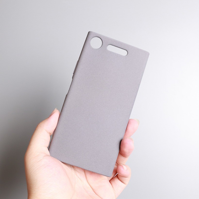Dành Cho Sony Xperia XA Z5 Z3 Plus Z2 Z1 XZ3 XZ2 XZ1 Vỏ Chống Vân Tay Cát Mềm Mờ Mỏng TPU Vỏ Điện Thoại
