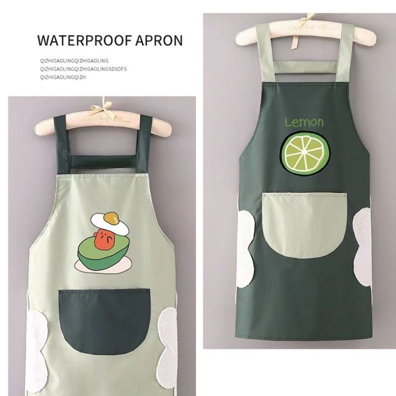 Tạp Dề Phụ Nữ Dễ Thương Nhà Bếp Chống Dầu Tạp Dề Chống Nước Chống Bụi Bẩn Tạp Dề Nấu Ăn Phong Cách Phương Tây