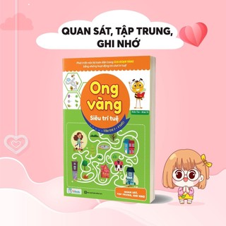Sách - Combo Ong vàng siêu trí tuệ - Phát triển tư duy toàn diện cho bé