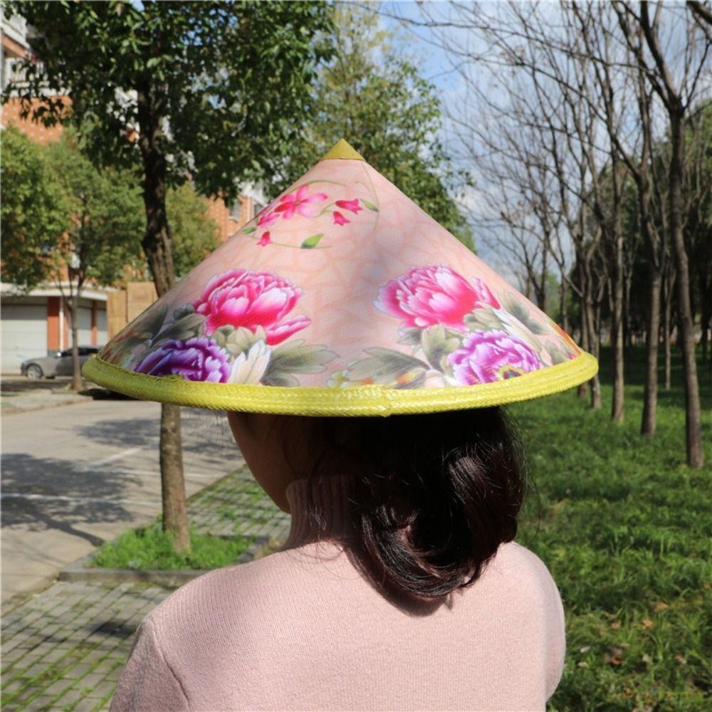 Mũ chống nắng dự tiệc MERIGGIARE, Mũ tre dệt tự nhiên vành rộng, Mũ nông dân cổ điển có thể điều chỉnh chất lượng cao Mũ nam nữ ngoài trời
