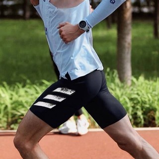 Track and Field Sports Basketball Sports Fitness Five-Point Tights Men's Legging Running Training High Elastic Quick-Drying Compressed Pants yPnH