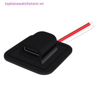 Toplanswatchstore 10cm 20V 3A USB Type-C Đầu nối USB chống nước Nén trực tiếp Đế nữ Ổ cắm nữ Giao diện sạc với 24AWG VN