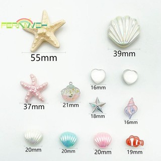 [Fernweh] 12 Chiếc Khóa Giày Sao Biển Hawaii Phụ Kiện Giày Có Thể Tháo Rời Giày DIY Hoa Giày Đi Biển Nữ Khóa Trang Trí Đồ Trang Trí [MỚI]