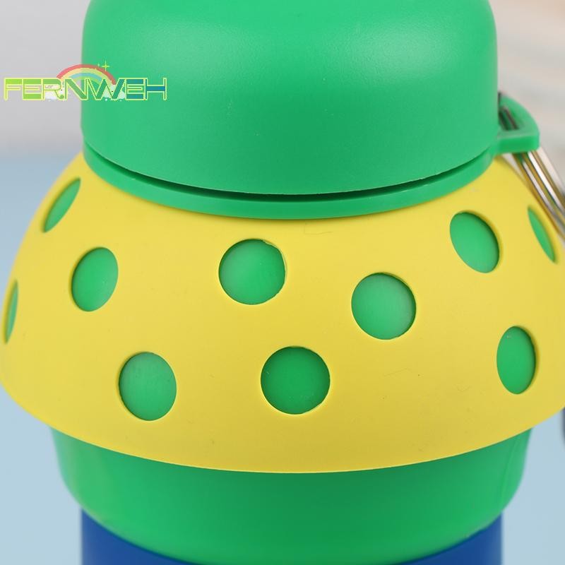 [Fernweh] Bình Nước Silicon Gấp Bóng Rổ Ngoài Trời Bóng Đá Tennis Golf Bóng Chày Pickleball Chai Nước Di Động Trẻ Em [MỚI]