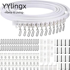 YYlingx Rèm đường ray rèm Bộ giảm thanh phong cách hiện đại