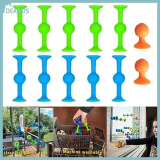 De 1 Đồ chơi lồng vào nhau Xây dựng Squigz Nhà búp bê Đồ chơi di động Tiện ích chống căng thẳng