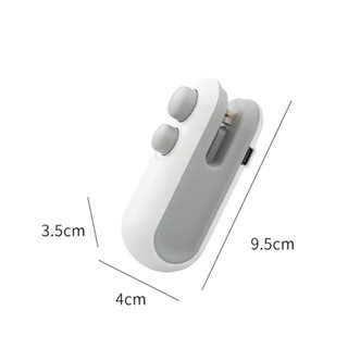 DWELLCO hàn nhiệt mini 2 trong 1, bịt kín chân không sạc lại, hàn túi nhựa, niêm phong đồ ăn nhẹ