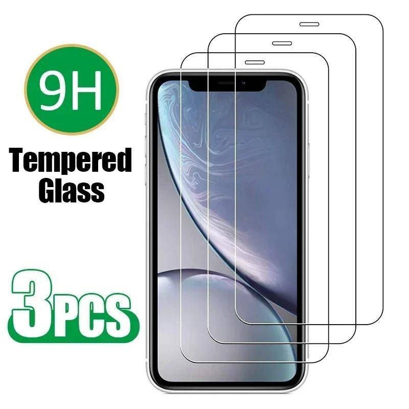 3 Bộ Phim Kính Cường Lực HD 40D Cho iPhone 13 12 Pro Max Mini SE 2020 2022 XR X Chống Trầy X Chống Trầy Xước Bảo Vệ Màn Hình Điện Thoại Chống Cháy Nổ Cho iPhone 15 14 11 8 7 6S Pro Max Plus XS Max