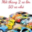 oto đồ chơi 1 thùng 2 xe lớn - 50 xe nhỏ tặng thùng - Tiến Bóng Bay Toy