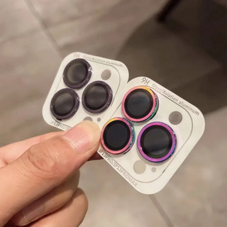 Phim ống kính thủy tinh kim loại 9D cho iPhone15 14 Pro Max / 13 / 13 Pro / 13 Pro Max / 12 / 12 Pro / 12 Pro Max / 12 Mini / 11 15 Pro Max 14Plus 15Plus Bảo vệ Camera