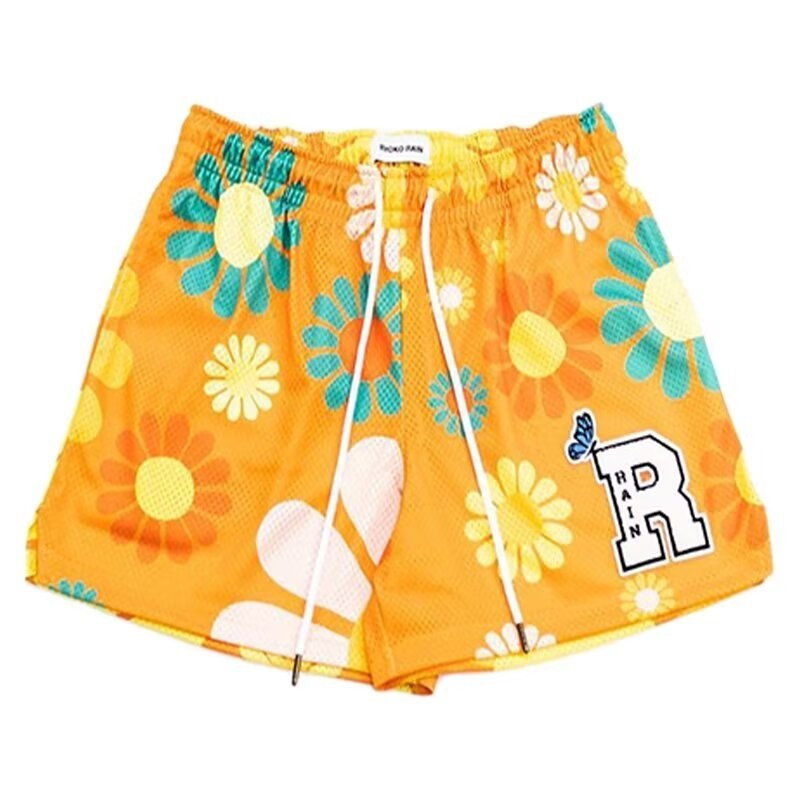 Thaliawisp Quần Short Nam Mùa Hè Mỹ Retro Cao Cấp Đẹp Trai Bóng Rổ Chạy Bộ Huấn Luyện Nhanh Khô Thoáng Khí Rời Quần Short Thể Thao Thường Ngày