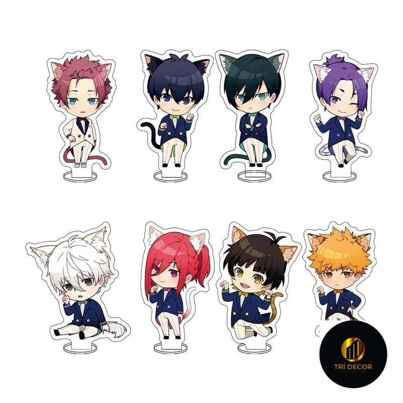 Mô hình Standee Blue Lock Isagi Nagi Meguru Chigiri Reo Sae Itoshi Rin ...