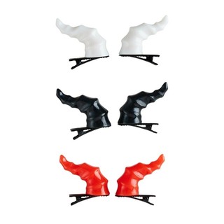 Capa Quỷ Mini Rồng Sừng Kẹp Tóc Halloween Cosplay Hóa Trang Mũ
