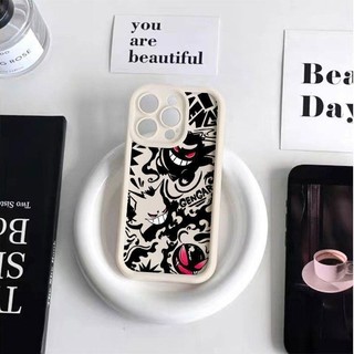 Ốp Lưng Cho OPPO A18 A38 A58 A78 A98 A17 A16 A16K A16E A53 A33 A32 A74 A95 A54 A55 4G A72 A73 5G F19 F9 F11 Reno 6 Lite Pokémon Tím Gengar Bìa Mềm
