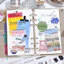 Enwei 1 Cuộn [Dòng Lưu Trữ Thời Gian] Tạp Chí Thẩm Mỹ Mặt nạ Băng Giấy Chống Thấm Nước Washi Băng Thêu Sò Chất Liệu Sổ Lưu Niệm Bộ