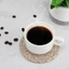 DARON 8 / 10 Chiếc Đế Lót Ly Uống, Dây Cotton Tròn Dệt Trivet Placemats, Hoàn Hảo Chống Trơn Trượt Thủ Công Đĩa Ăn Tối Bộ Thảm Để Bàn