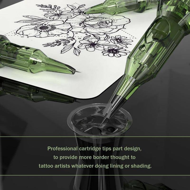 Inkin REVO Cartridge Tattoo Needles Re define Precision Round Liner Shader An toàn tiệt trùng dùng một lần cho máy xăm