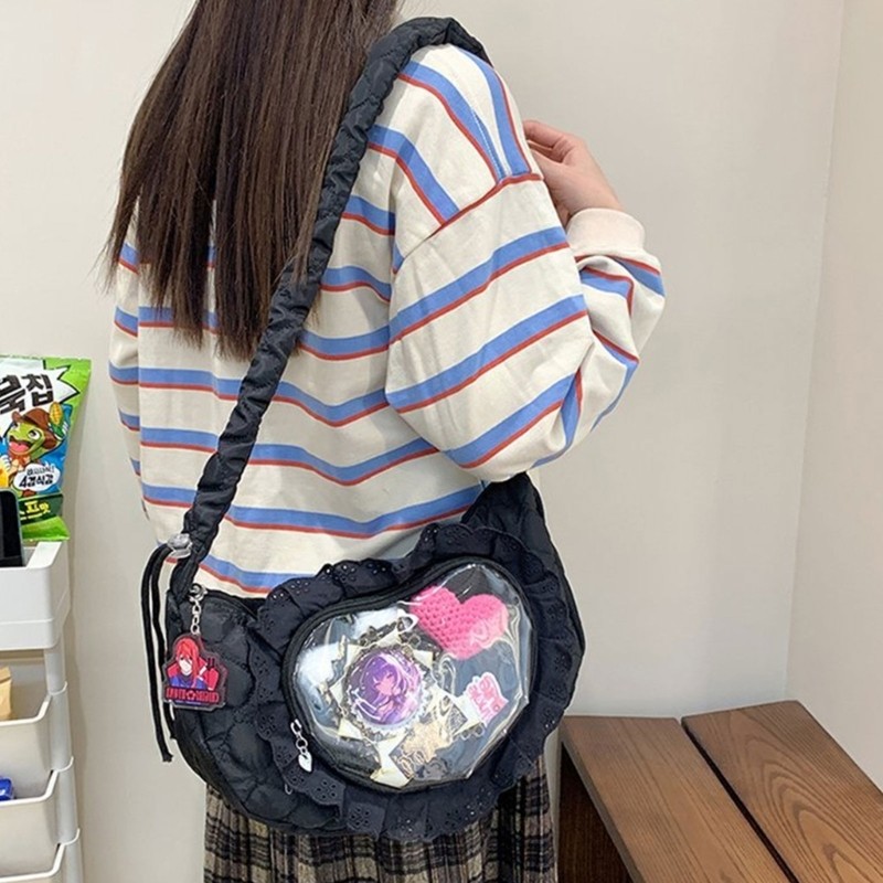 Hsv Dây Rút Túi Đeo Ngang Đáng Yêu Itabag Phong Cách Nhật Bản Túi Đeo Vai Túi Messenger Thời Trang Túi Hẹn Hò Cho Pin Màn Hình