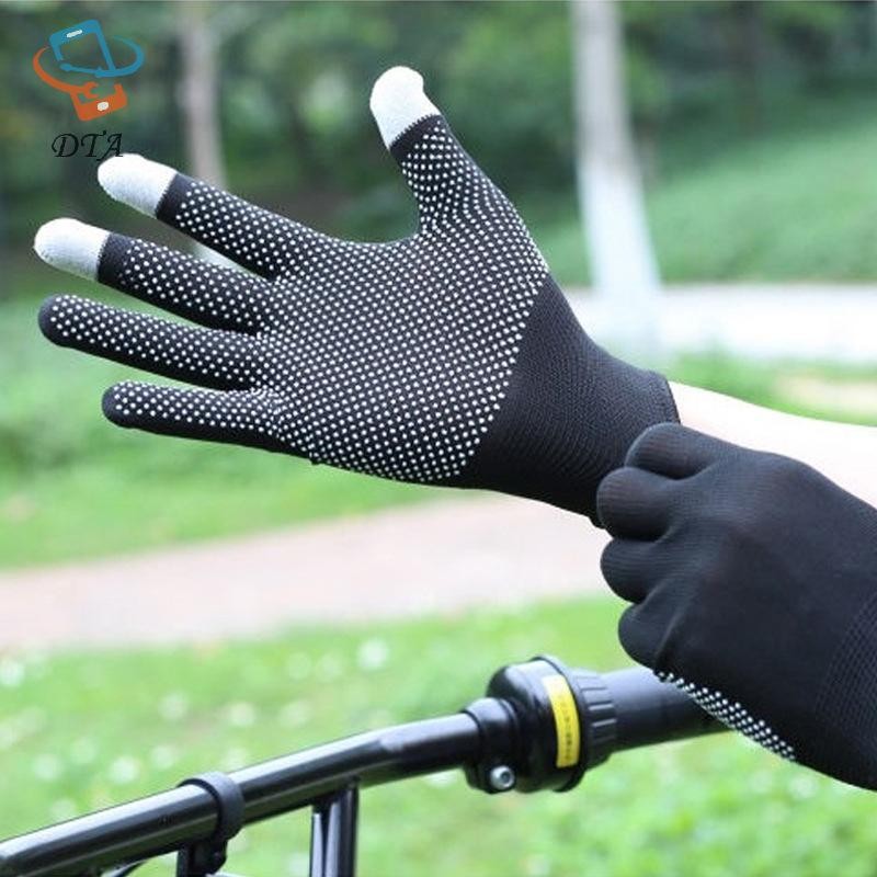 [Dta] Găng Tay Chống Trơn Trượt Đi Xe Máy Đi Xe Đạp Thể Thao Nam Nữ Nhẹ Mỏng Thoáng Khí Găng Tay Màn Hình Cảm Ứng Oudoor Spring VN
