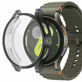 Ốp Lưng Cho Samsung Galaxy Watch 7 40mm 44mm Vỏ Mềm TPU Mạ Điện Bảo Vệ Màn Hình Full Frame