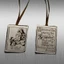 MOON Brown Scapulars Our Lady of Mount Carmel Pattern Vòng cổ sùng kính Công giáo