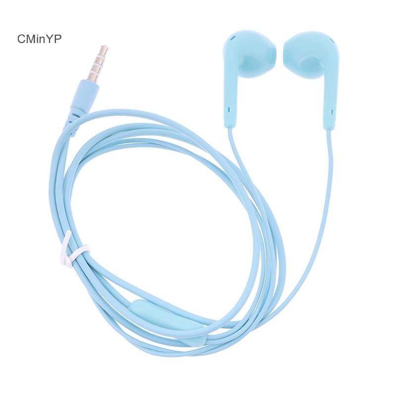 Cminyp U19 Tai nghe có dây bề mặt mịn Tai nghe siêu trầm 3,5 mm có Mic tích hợp Tay khử tiếng ồn Tai nghe nhạc Glory