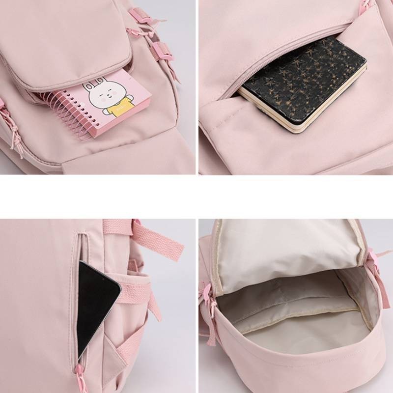 YT2 Genshin Impact Hu Tao Ba Lô Dành Cho Học Sinh Dung Tích Lớn Thoáng Khí Đa Năng Nữ Anime Hoạt Hình Schoolbag T