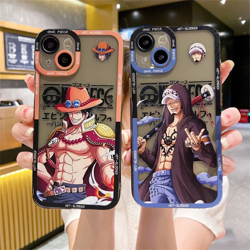 Ốp Điện Thoại One Piece Hoạt Hình Tương Thích Cho IPhone 11 12 13 14 Pro Max Plus X XS XR XSMAX 6s 6 8 7 Plus SE 2020 Vỏ Nami Robin Luo Anime Hancock Mềm TPU Trong Suốt