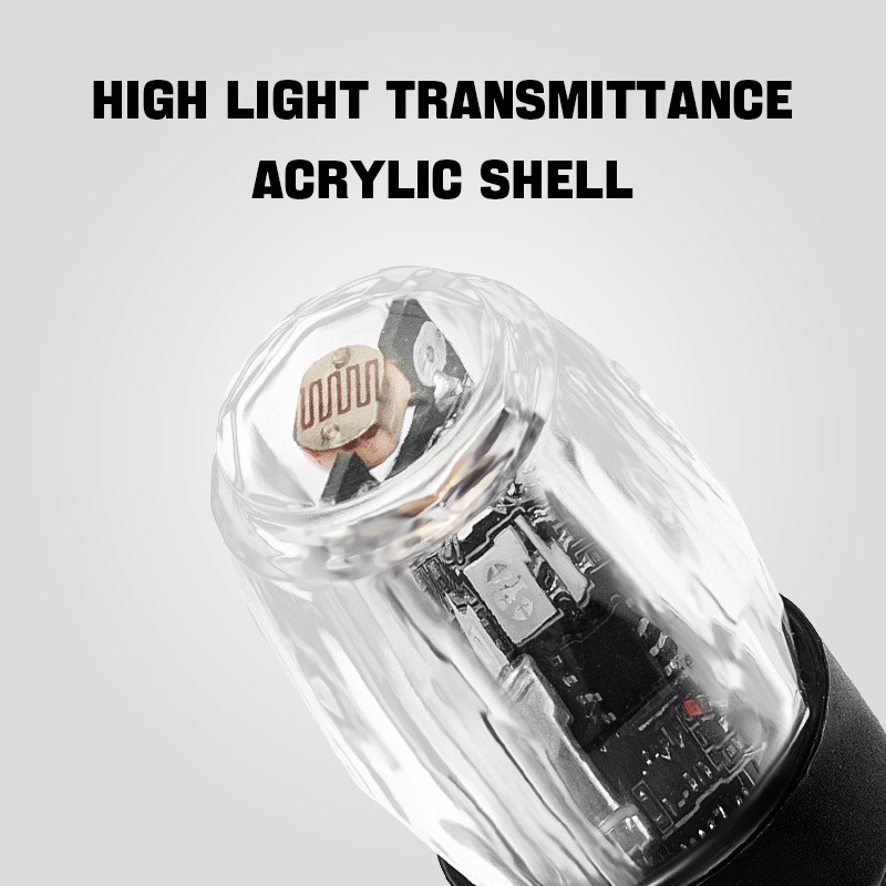 van xe phát sáng SEAMETAL 4 Chiếc Lốp Xe Ô Tô Nắp Van Đèn Sạc Đa Năng Xe Máy Xe Đạp LED Lốp Đèn Nhiều Màu Sắc Phát Sáng Chống Thấm Nước Trang Trí Phụ Kiện
