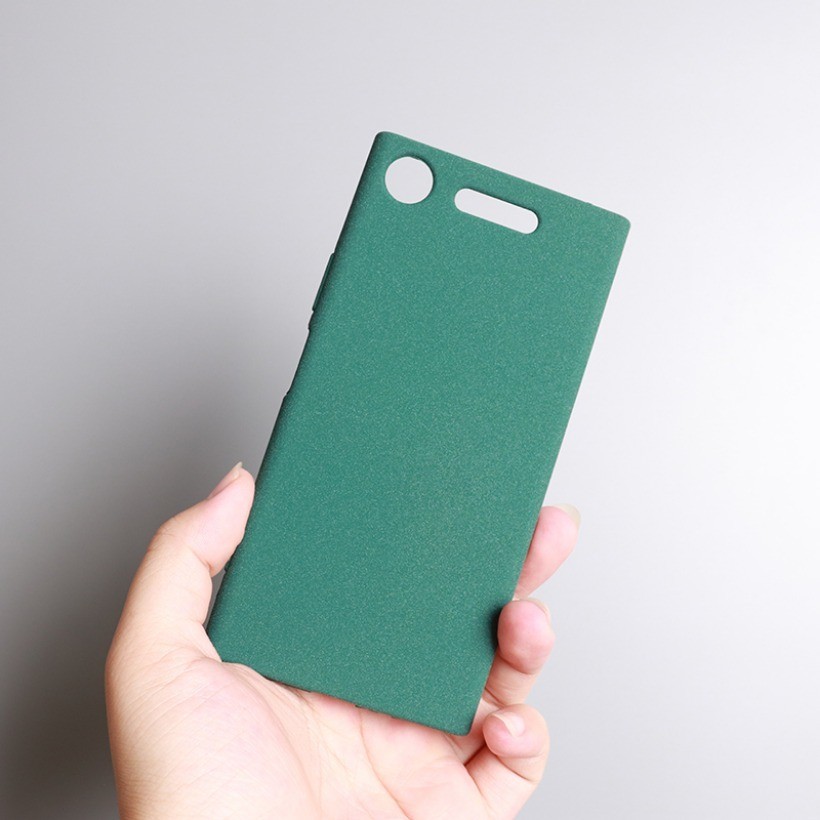 Dành Cho Sony Xperia XA Z5 Z3 Plus Z2 Z1 XZ3 XZ2 XZ1 Vỏ Chống Vân Tay Cát Mềm Mờ Mỏng TPU Vỏ Điện Thoại
