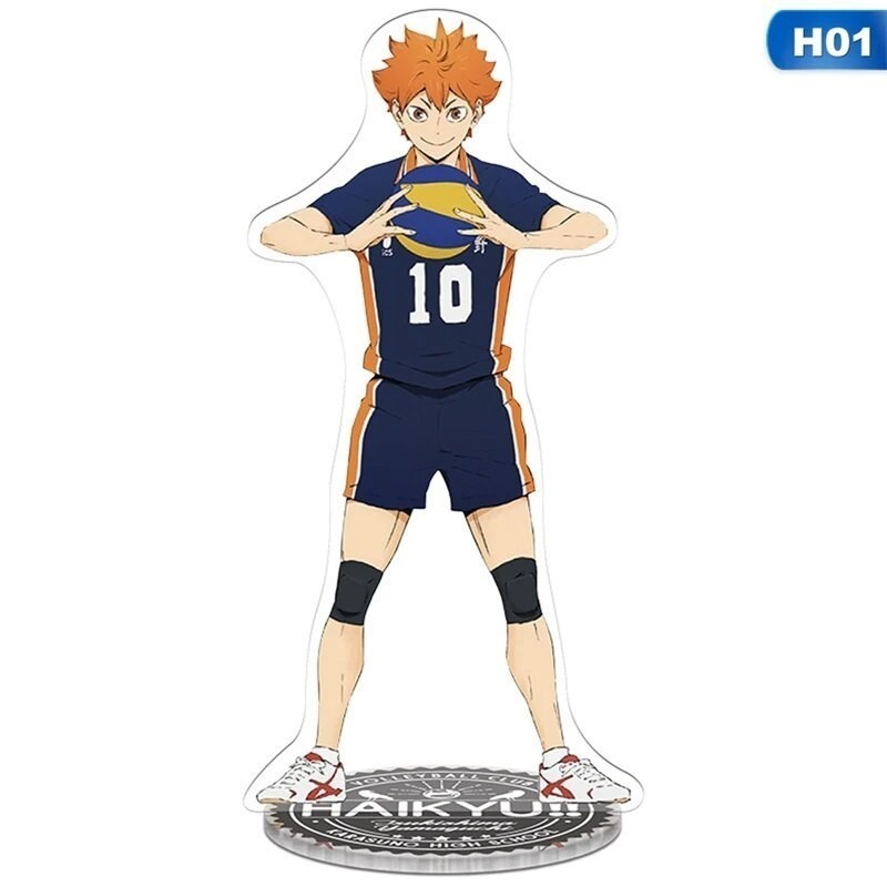 Mô hình Standee Haikyuu Hinata Shoyo Tobio Kenma Kuroo Akaashi Kotaro Kei Yaku 8 Phụ kiện trang trí để bàn góc học tập