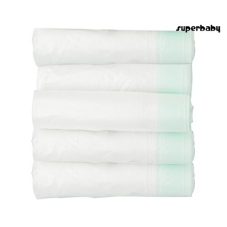 [Superbaby] 50 Cái / 5 Cuộn Dùng Một Lần Cho Bé Trẻ Em Bô Túi Đựng Ghế Dây Rút Vệ Sinh Lót Túi