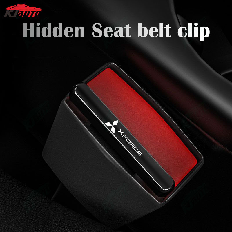 [Công nghệ im lặng độc quyền] Phụ kiện ô tô cho Mitsu Xforce: Kẹp dây an toàn ô tô ẩn bằng kim loại