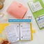 GREA Ring Binder Notepad, Dòng Ngang Macaron Màu Rời Sổ Tay, Sáng Tạo Đôi Lỗ DIY Tay Tài Khoản Sách Quà Tặng