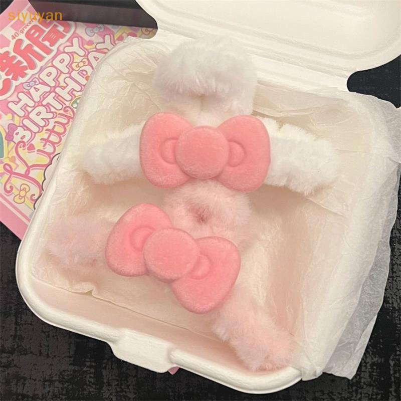 Siyuyan Hồng Đổ Xô Nơ Nữ Tính Dễ Thương Trái Tim Sang Trọng Kẹp Tóc Ngọt Ngào Thời Trang Đa Năng Tinh Tế Phụ Kiện Tóc Mũ Đội Đầu Quà Tặng VN