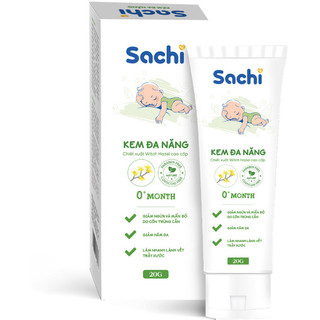 Gạc rơ lưỡi Sachi , Khăn lau hạ sốt 0m+ & 3m+ SACHI , Nước tắm thảo dược Sachi , kem bôi đa năng sachi