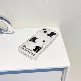 Ốp Ví Đựng Thẻ Ảnh Mèo Đen Cho Samsung Galaxy A22 A23 A42 A12 A13 A04 A04E A05 A02 A10 A10S A05S A02S A21S A03 Core Vỏ Điện Thoại TPU Mềm Đơn Giản