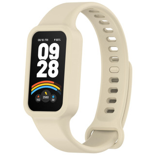 Dây đeo thay thế silicone cho Xiaomi Smart Band 9/Redmi Band 3, kèm bảo vệ màn hình
